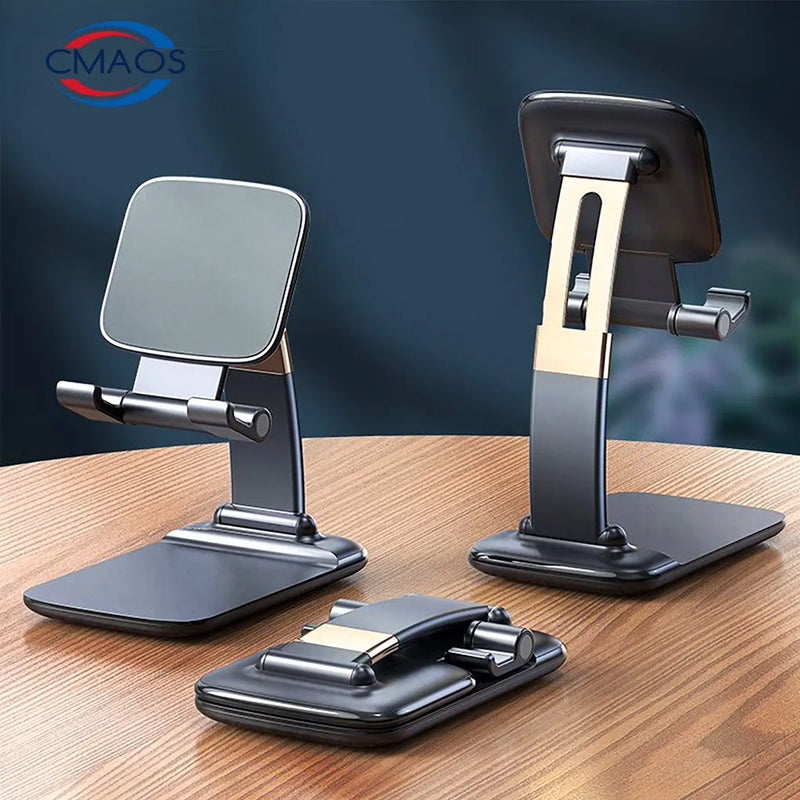 Suporte dobrável para celular de mesa para iPad iPhone 13 X Suporte para smartphone Tablet Suporte para celular de mesa Suporte portátil