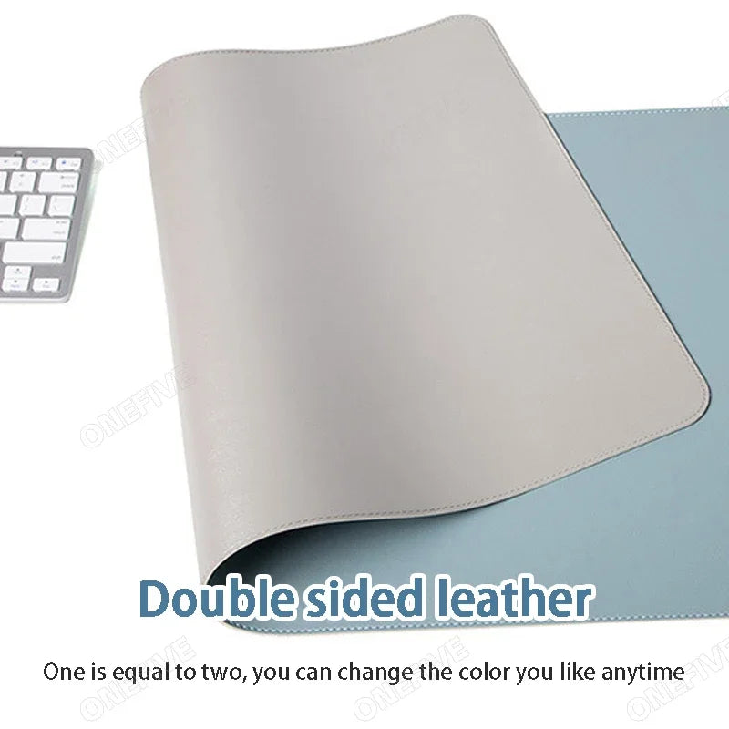 Mouse Pad Grande Tamanho Protetor de Mesa de Escritório Tapete de Couro PU À Prova D'Água Teclado de Mesa Almofada de Mesa Mousepad para Jogos Acessórios para PC