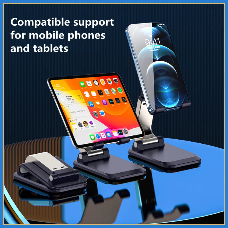 Suporte dobrável para celular de mesa para iPad iPhone 13 X Suporte para smartphone Tablet Suporte para celular de mesa Suporte portátil