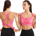 Sutiã feminino sem fio sutiãs esportivos para mulheres roupa íntima sexy sem fio à prova de choque bralette com almofadas push up top curto lingerie