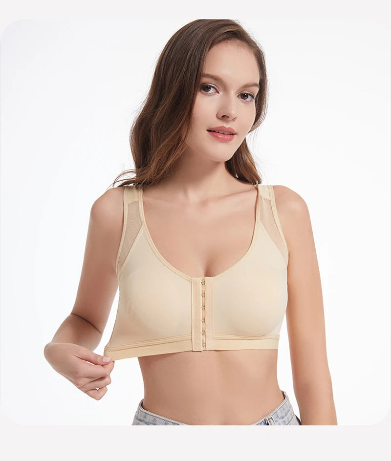 Sexy sutiã íntimo feminino push Large Size Sexy Front Closure Bra Wire