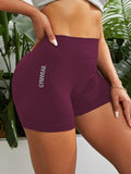 Shorts de Fitness Feminino Apertado Ciclismo Yoga Calças Esportivas Respiráveis Cintura Alta