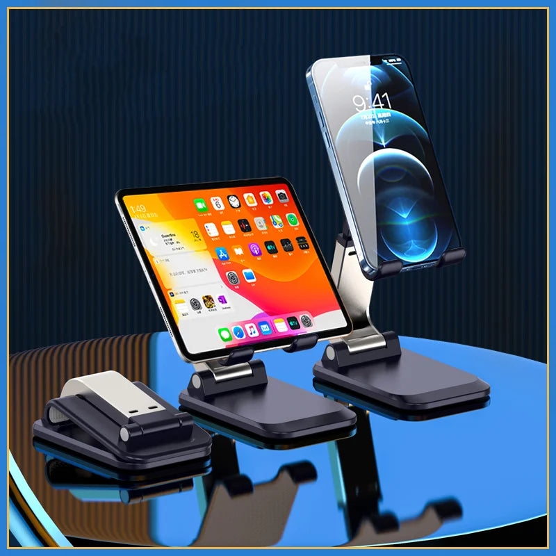 Suporte dobrável para celular de mesa para iPad iPhone 13 X Suporte para smartphone Tablet Suporte para celular de mesa Suporte portátil