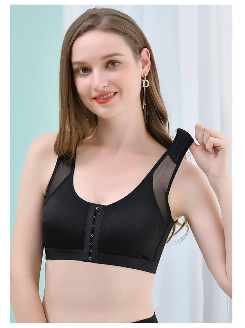 Sexy sutiã íntimo feminino push Large Size Sexy Front Closure Bra Wire