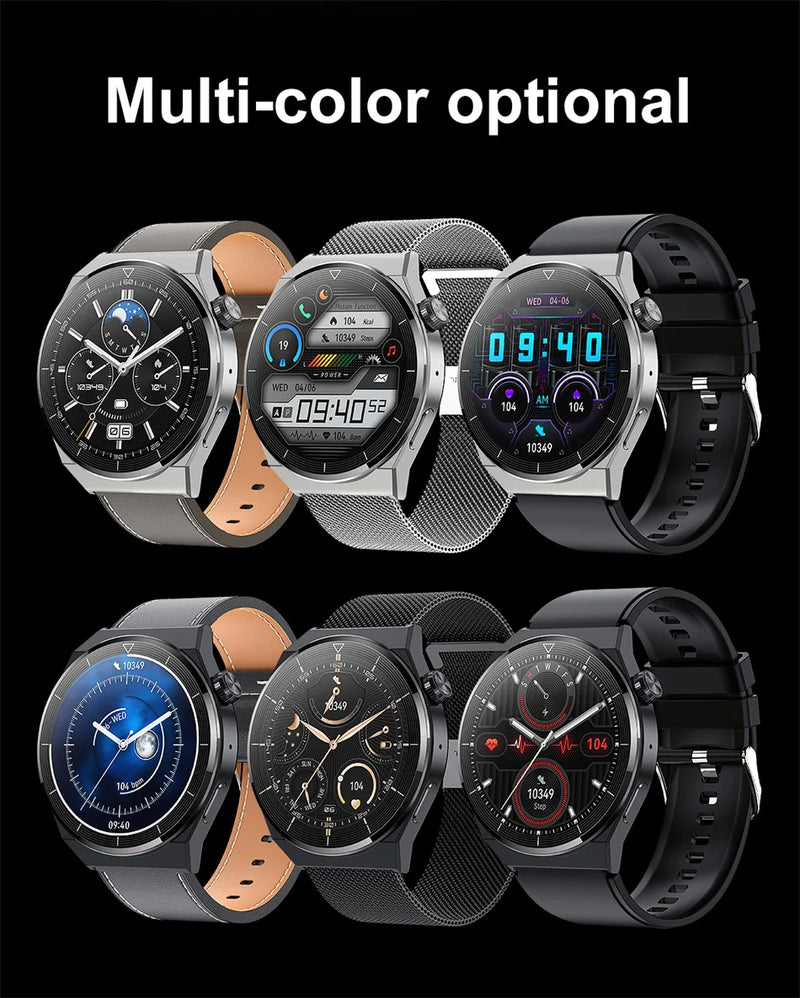 For Huawei GT3 Pro Smart Watch Men AMOLED 390*390 HD Screen Heart Rate NFC Bluetooth Call IP68 Waterproof SmartWatch 2024 New